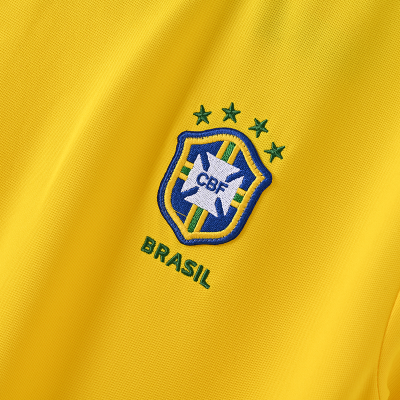Retro Brazil 1998 home RONALDO R.CARLOS ROMARIO RIVALDO Football jersey retro