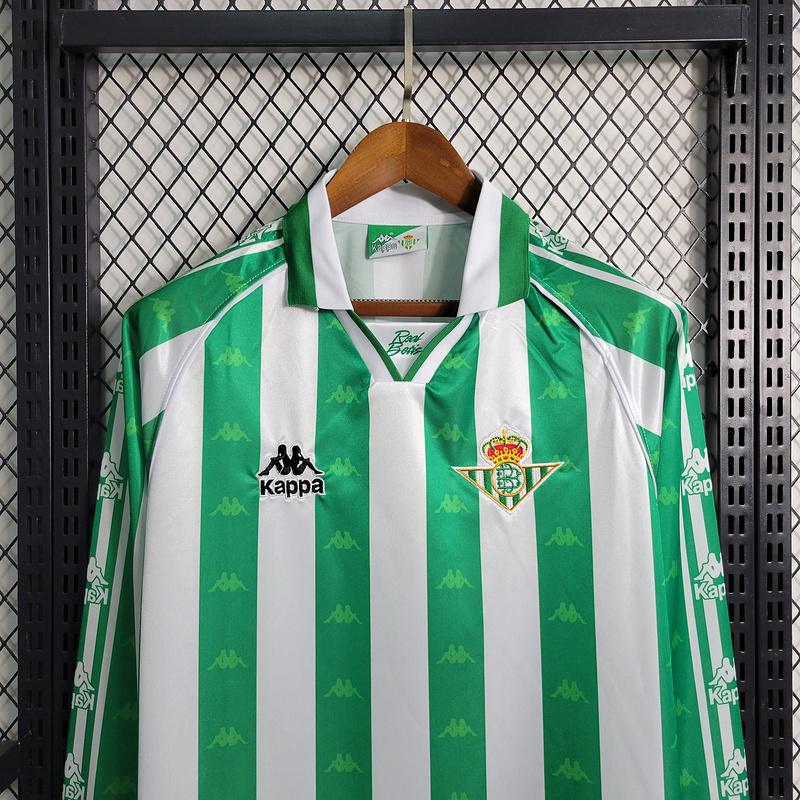 Retro 1995-97 Real Betis Home Long Sleeve Shirt retro football jersey retro