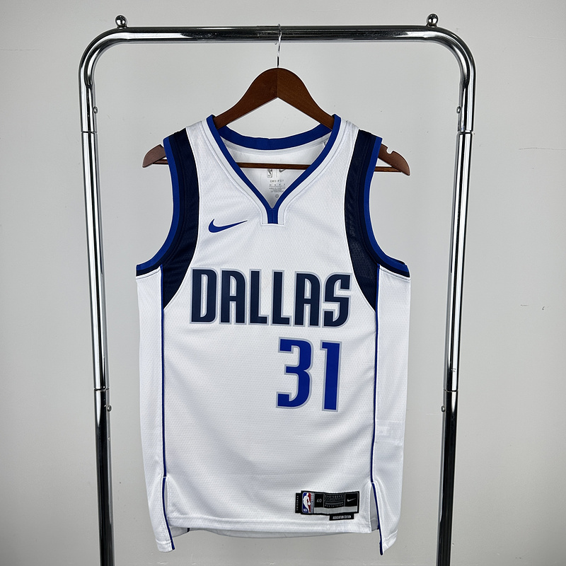 2023 NBA Dallas Mavericks 31 THOMPSON Basketball Jersey