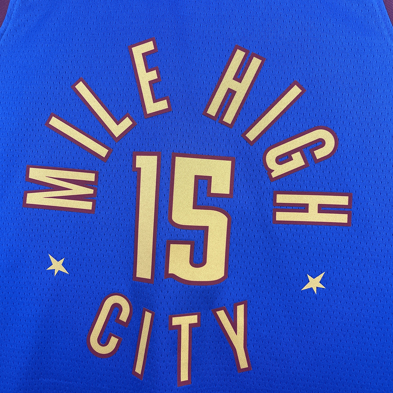 2023 NBA Denver Nuggets 15 JOKIC Basketball Jersey