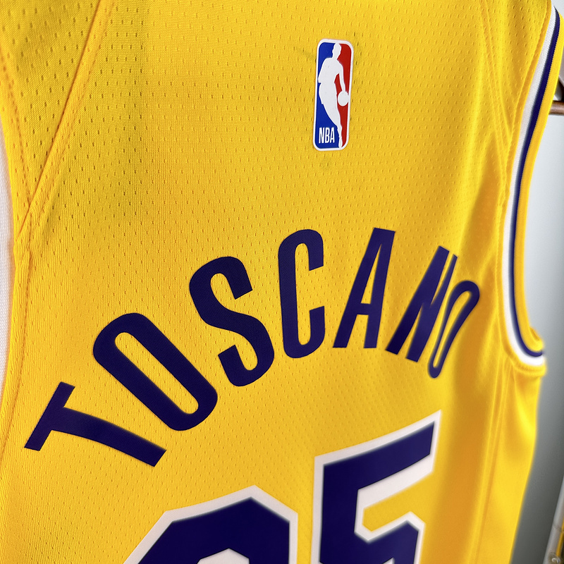 2023 NBA Lakers 95 TOSCANO Basketball Jersey