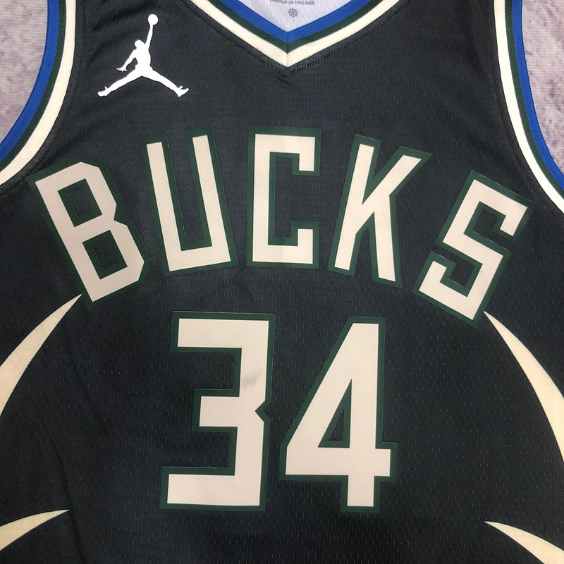 2023 NBA Milwaukee Bucks (34 ANTETOKOUNMPO) Basketball Jersey