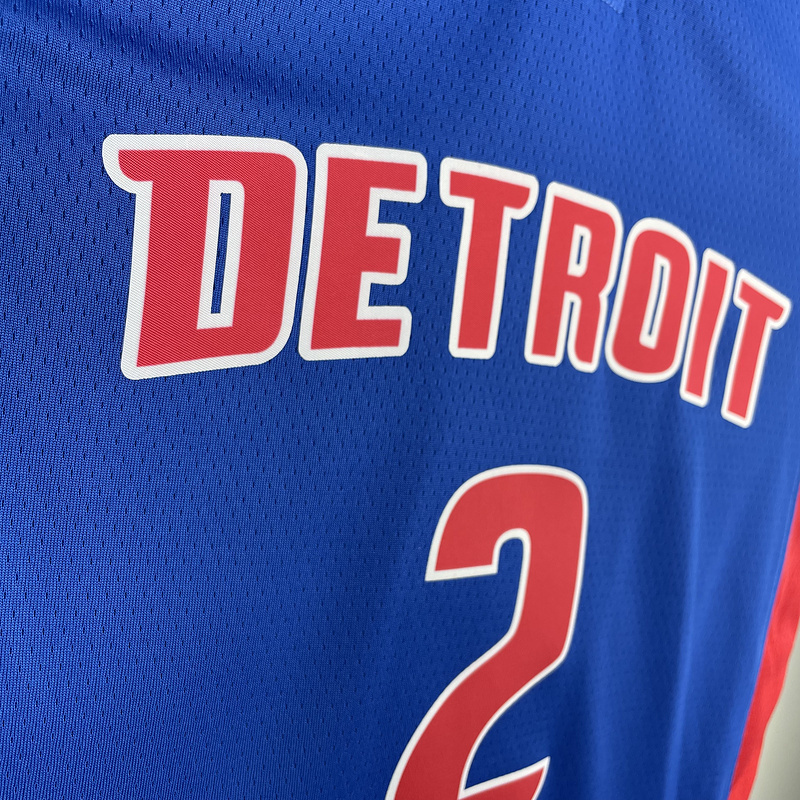 2023 NBA Detroit Pistons 2 CUNNINGHAM Basketball Jersey