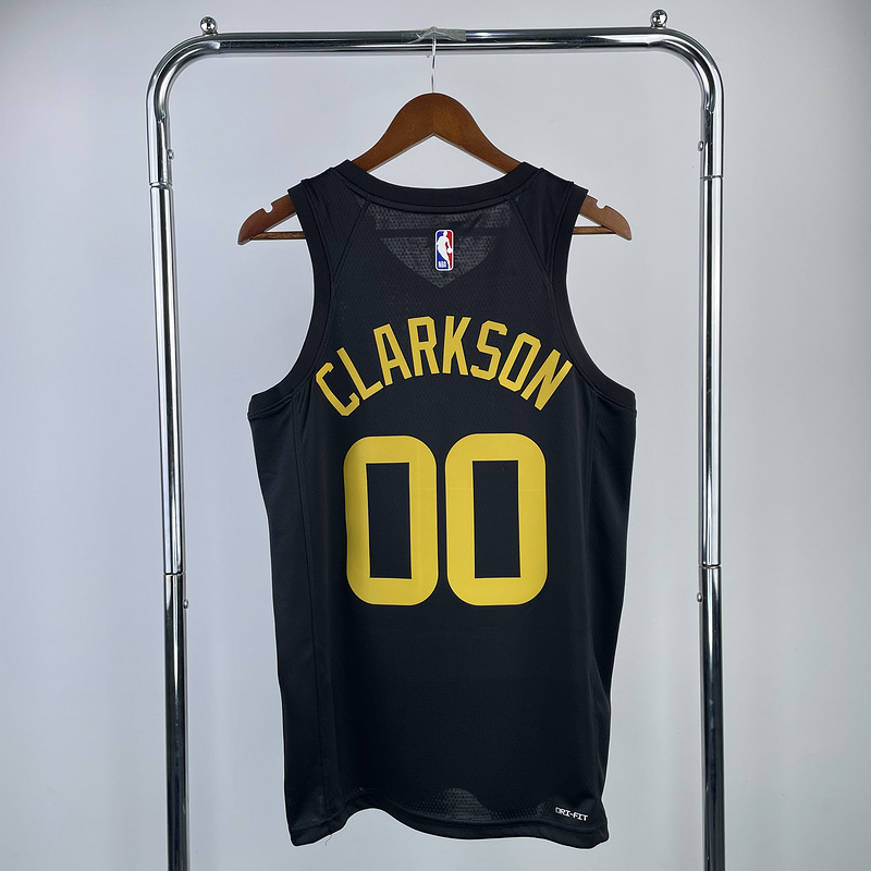 2023 NBA Utah Jazz 00 CLARKSON Basketball Jersey