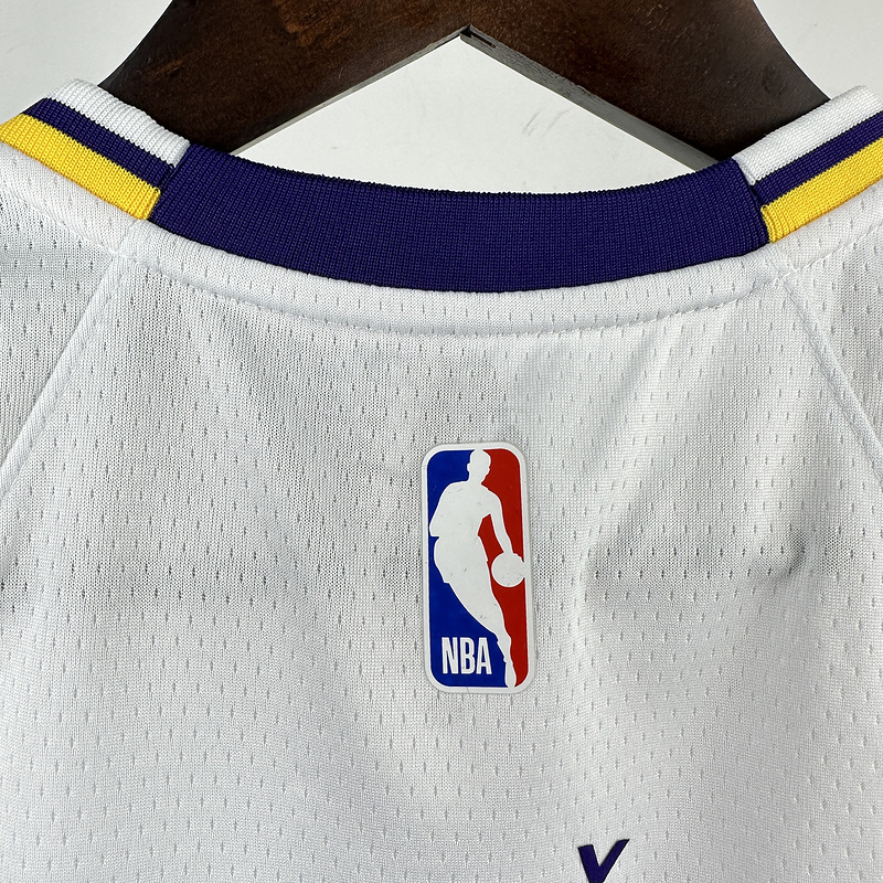 Kids 2023 NBA Lakers 77 DONCIC Basketball Jersey