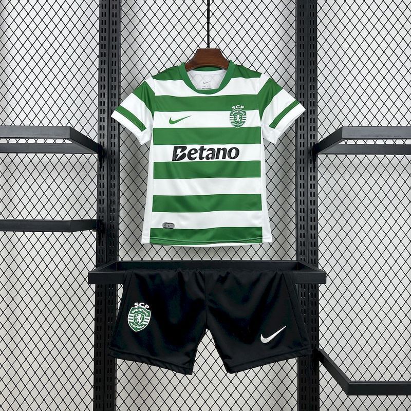 2025-26 Sporting Home Kids football jersey
