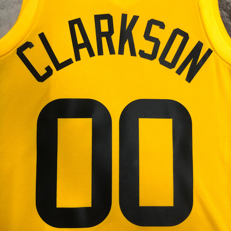 2023 NBA Utah Jazz 00 CLARKSON Basketball Jersey