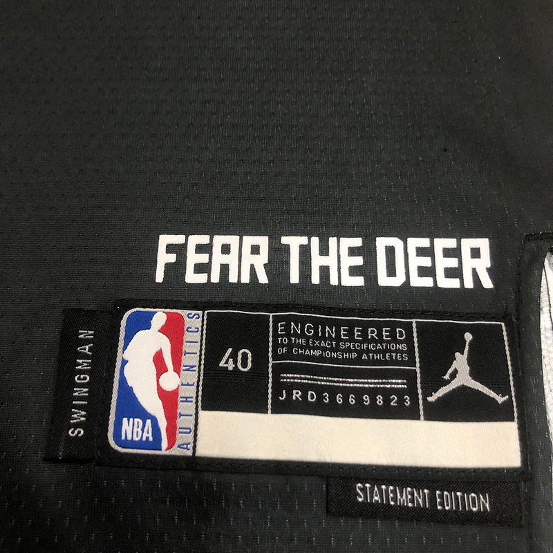 2023 NBA Milwaukee Bucks (34 ANTETOKOUNMPO) Basketball Jersey