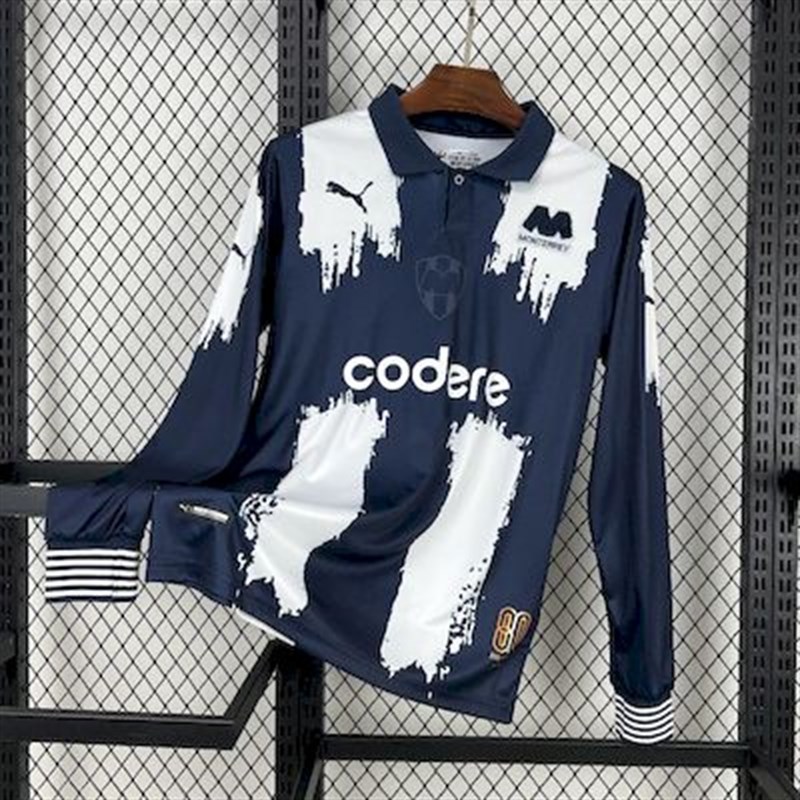 2025-26 Monterrey Season Edioon Especial 80 Aniersariof Long Sleeve Football jersey