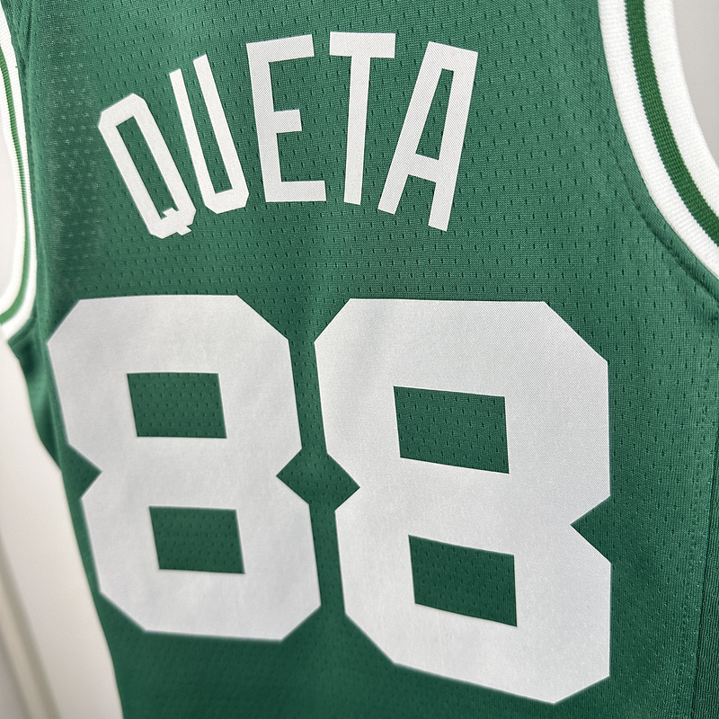 2023 NBA Boston Celtics kids 88 QUETA Basketball Jersey