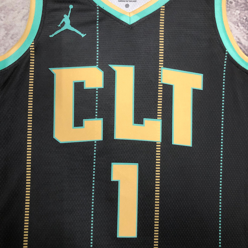 2023 NBA Charlotte Hornets (1 BALL) Basketball Jersey