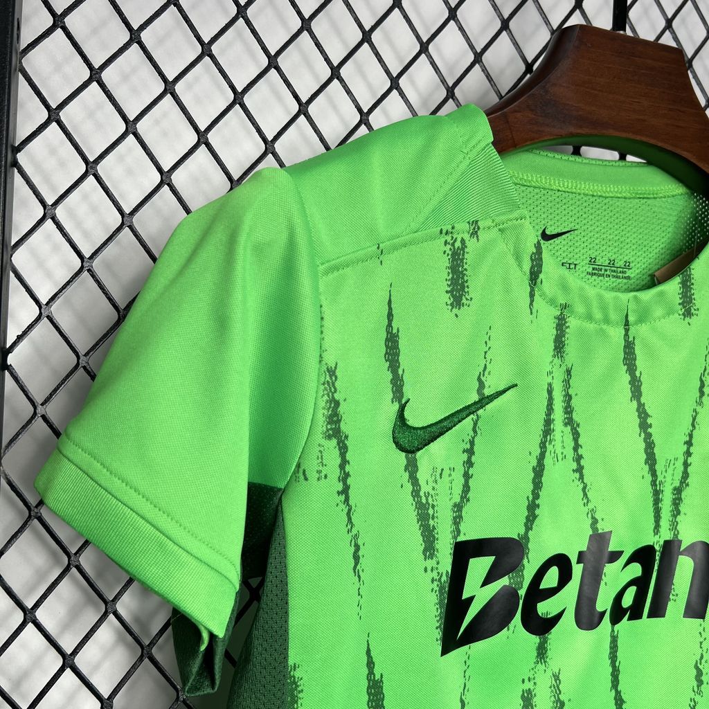 2024-25 Sporting CP Thirds Away Kids Kit Football jersey