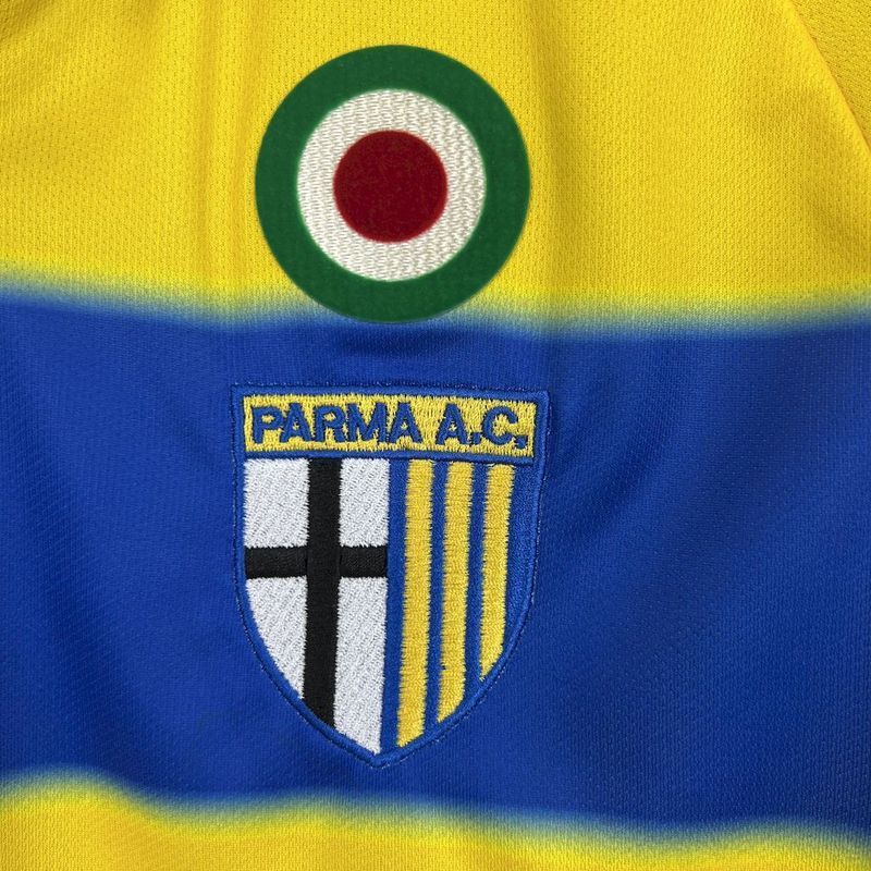 retro 1999-00 Parma Home retro football jersey
