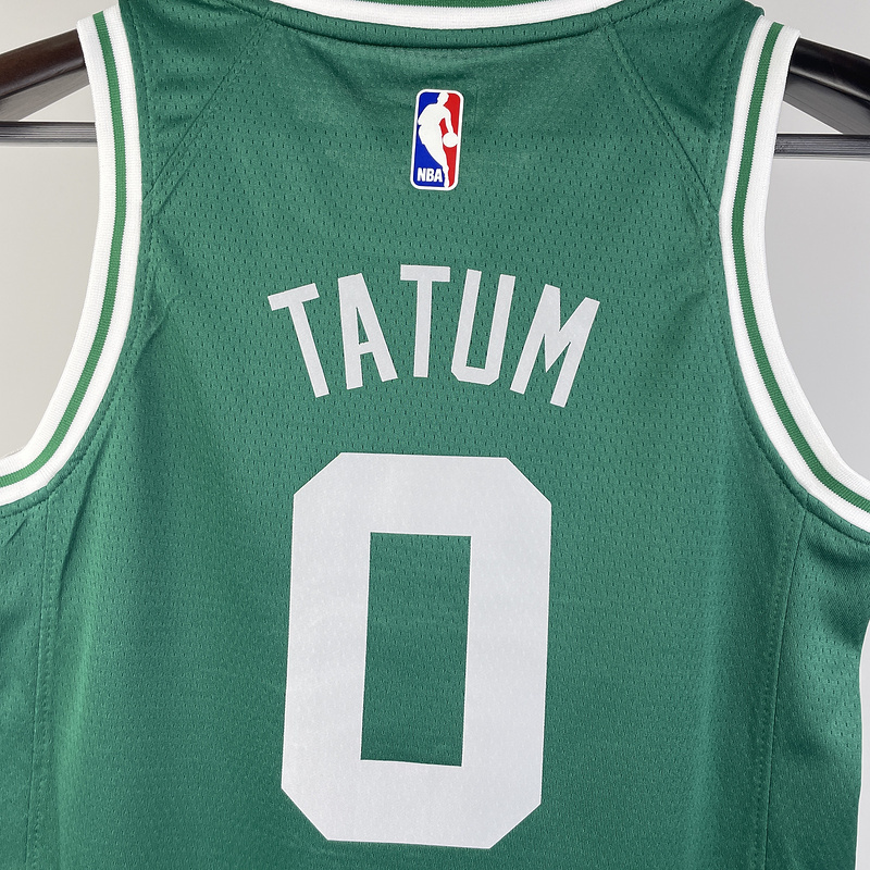 2023 NBA Boston Celtics kids 0 TATUM Basketball Jersey