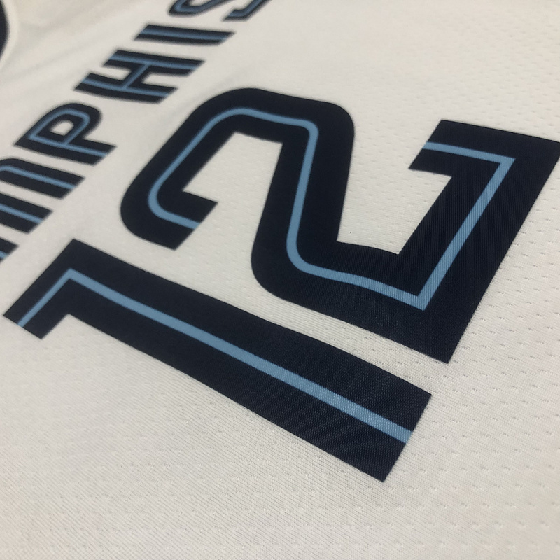 2023 NBA Memphis Grizzlies 12 MORANT Basketball Jersey