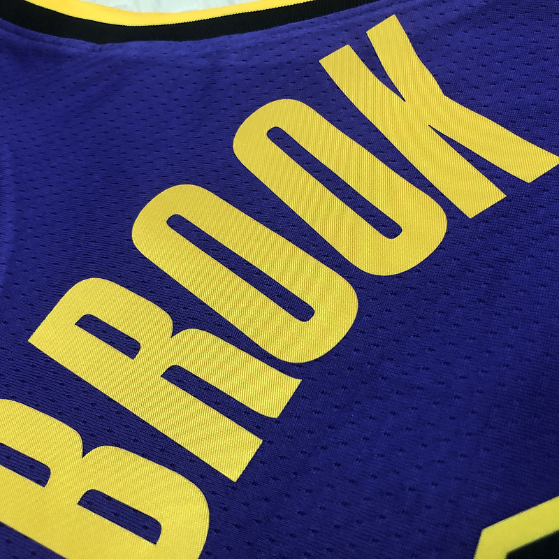 2023 NBA Lakers 0 WESTBROOK Basketball Jersey