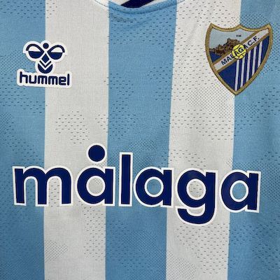 2025-26 Malaga Home Kids Football jersey