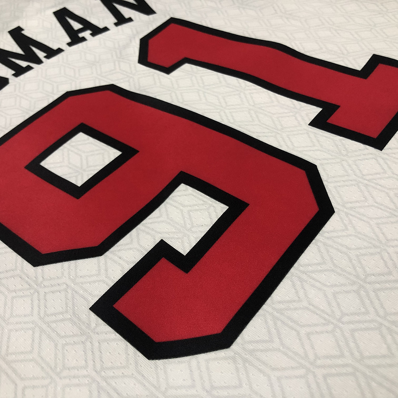 2023 NBA Chicago Bulls (91 RODMAN) Basketball Jersey
