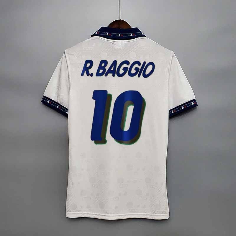 Retro Italy 1994 away R.BAGGIO MALDINI Football jersey retro