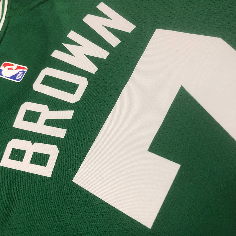 2023 NBA Boston Celtics  7 BROWN Basketball Jersey