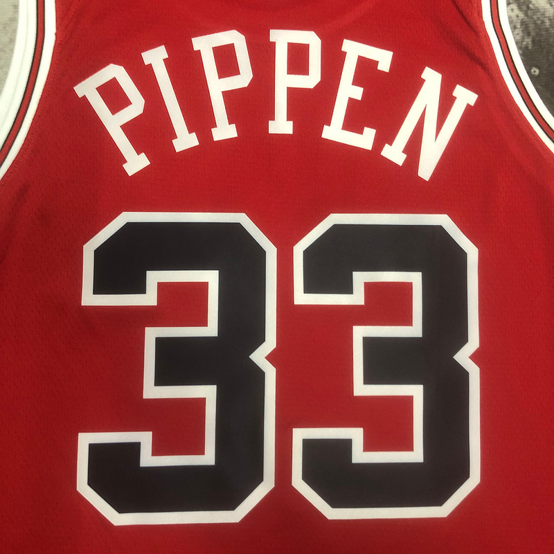 2023 NBA Chicago Bulls (33 PIPPEN) Basketball Jersey