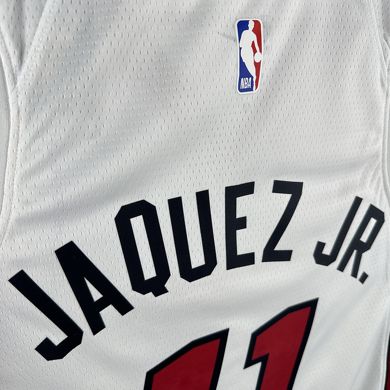 2023 NBA Miami Heat 11 JAQUEZ JR. Basketball Jersey