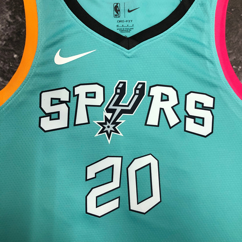 2023 NBA San Antonio Spurs 20 GINOBILI Basketball Jersey
