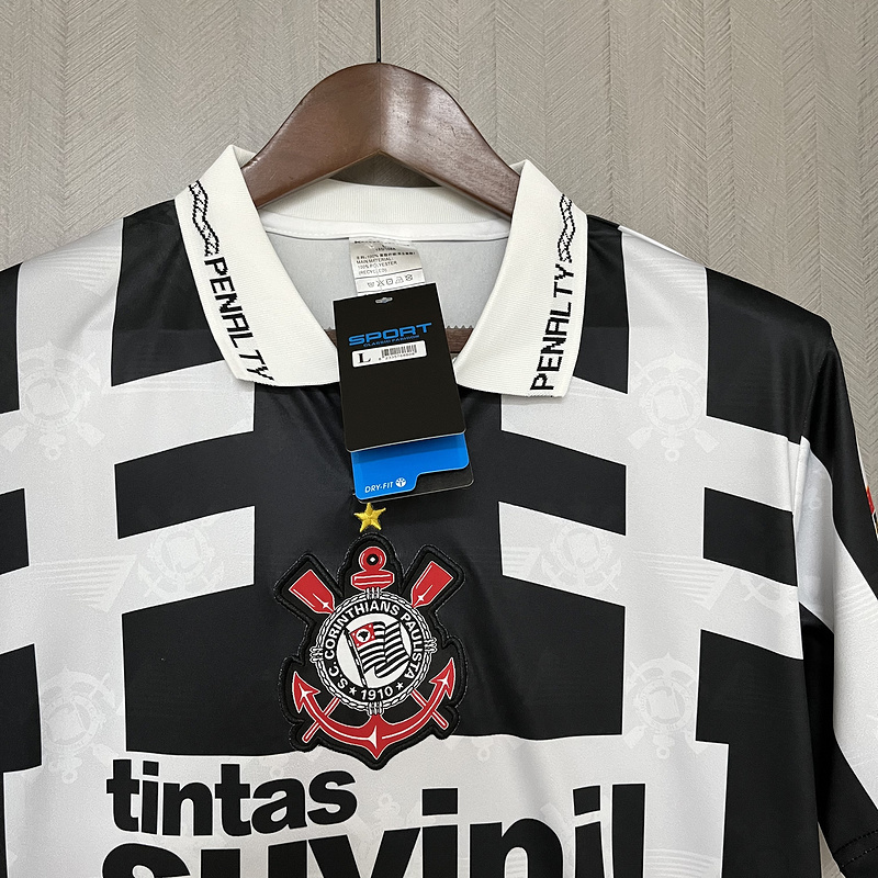 Retro 1995-96 Corinthians Third Away Football jersey retro