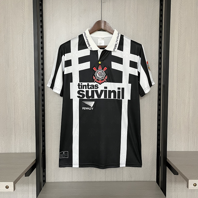 Retro 1995-96 Corinthians Third Away Football jersey retro