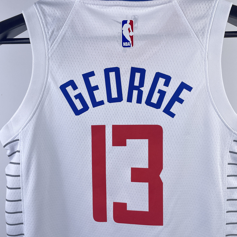 2023 NBA LA Clippers kids 13 GEORGE Basketball Jersey