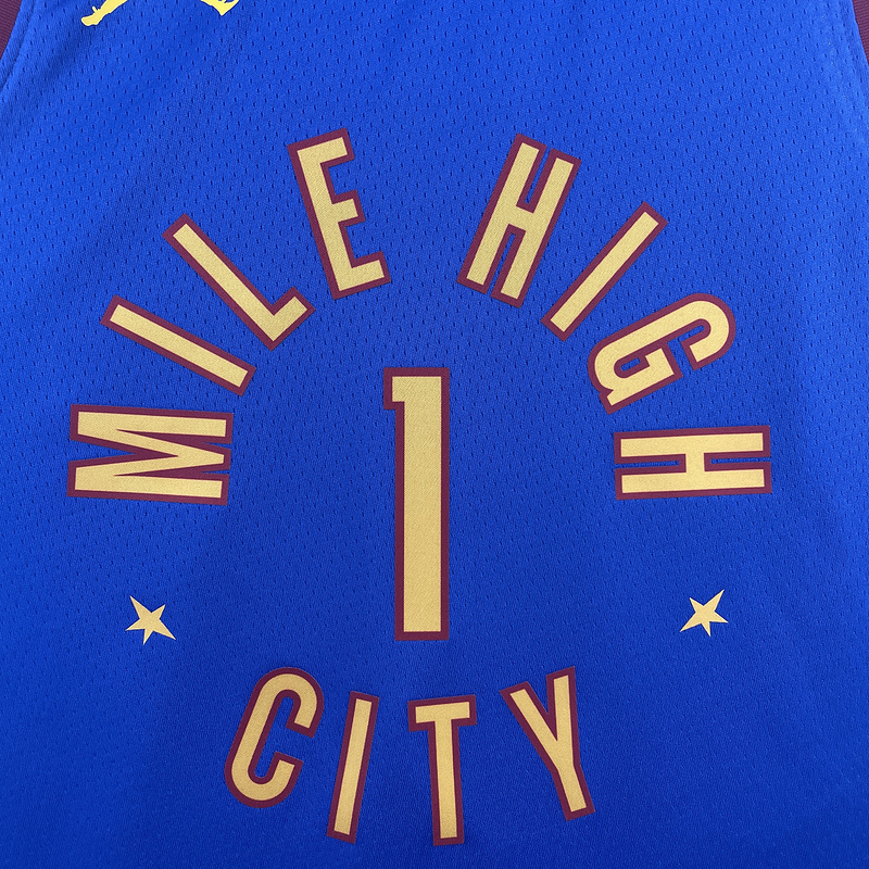 2023 NBA Denver Nuggets 1 PORTER JR. Basketball Jersey