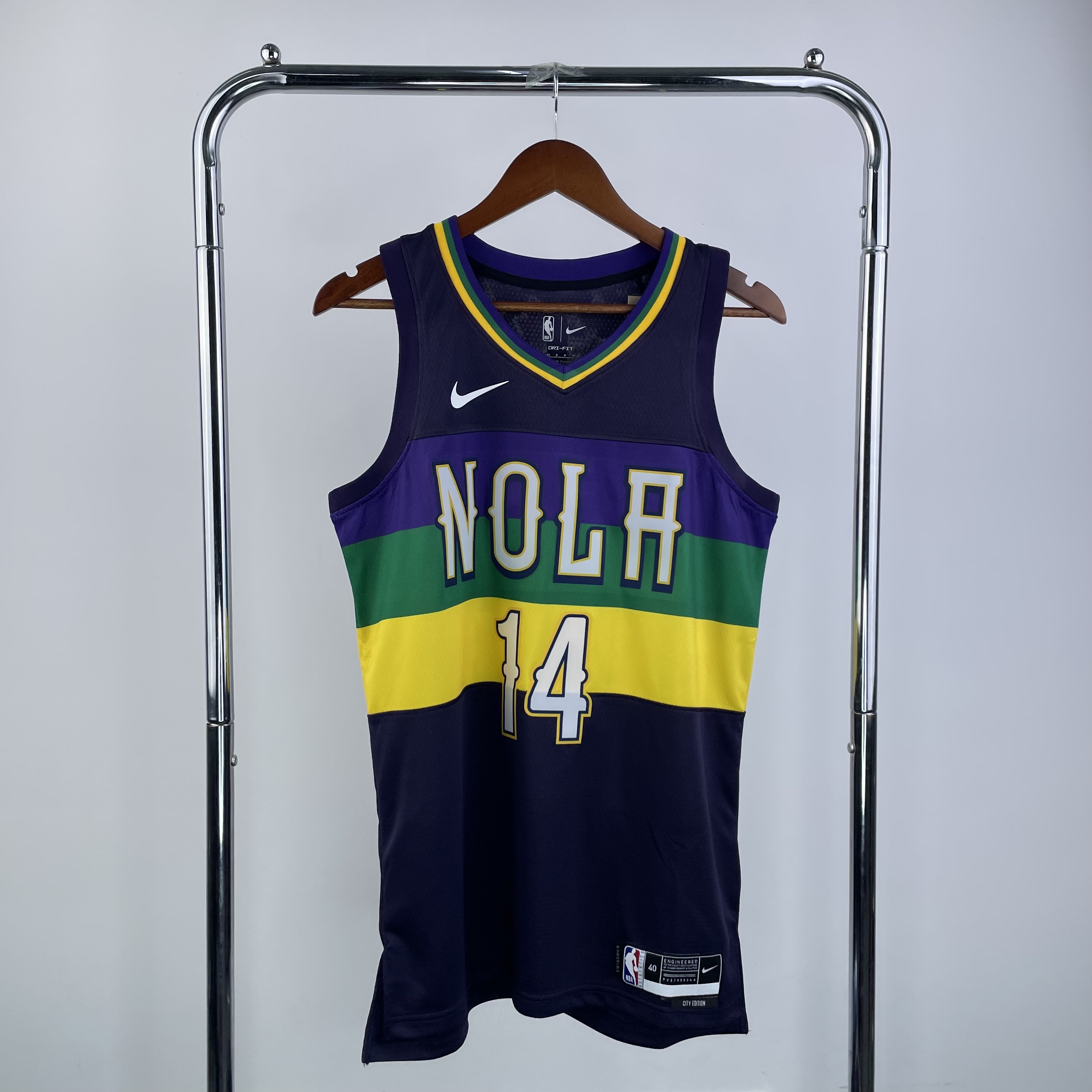 2023 NBA New Orleans Pelicans 14 INGRAM Basketball Jersey