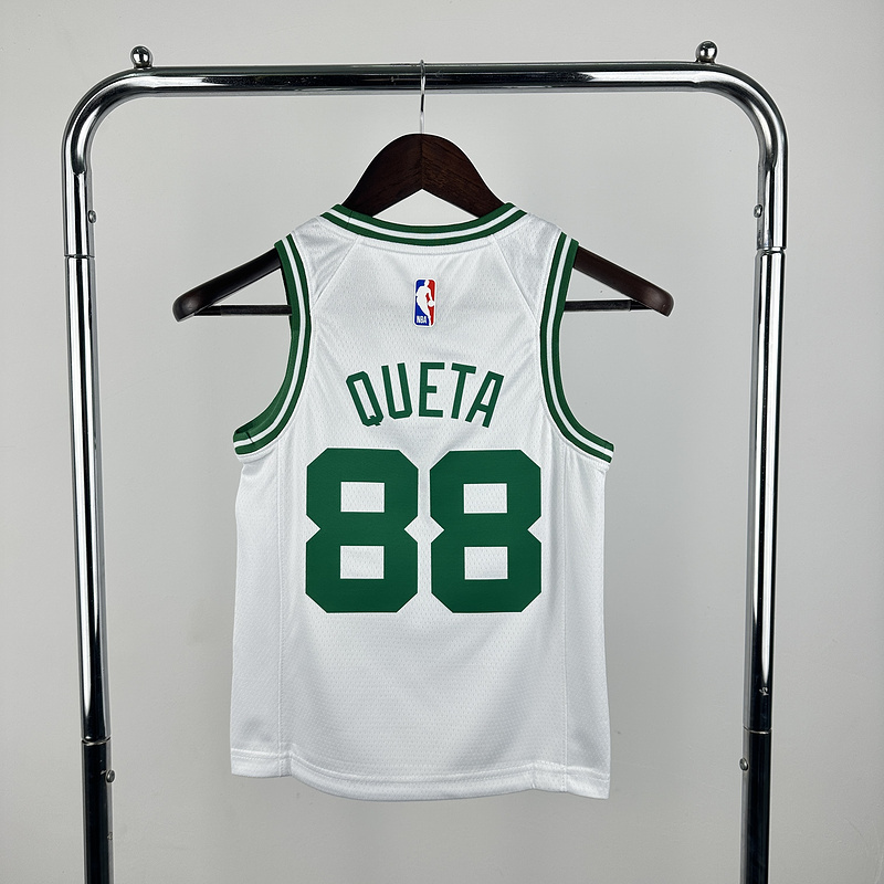 2023 NBA Boston Celtics kids 88 QUETA Basketball Jersey