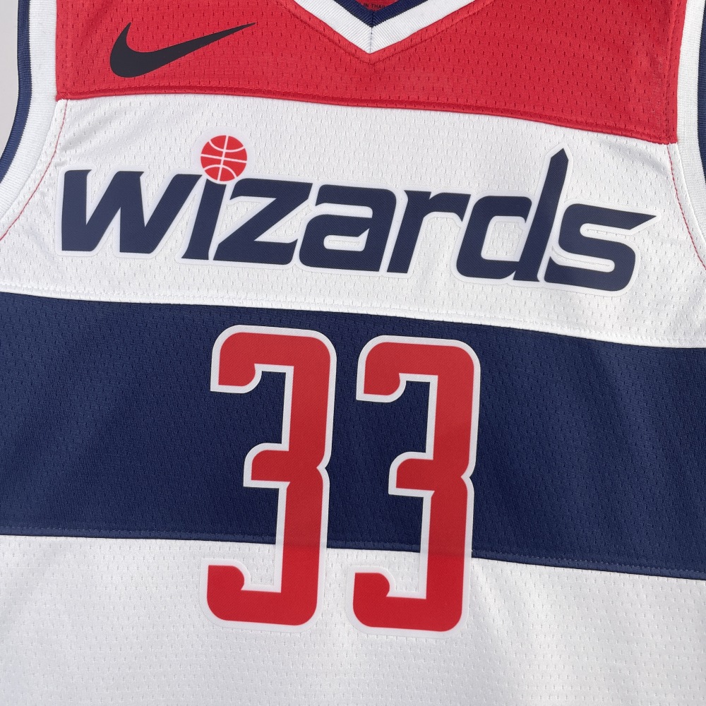 2023 NBA Washington Wizards 33 Kuzma Basketball Jersey