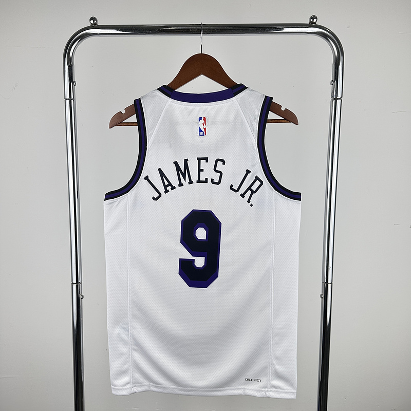2023 NBA Lakers 9 JAMES JR. Basketball Jersey