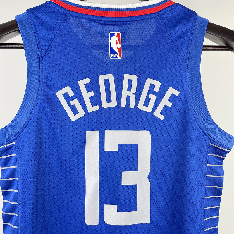 2023 NBA LA Clippers kids 13 GEORGE Basketball Jersey