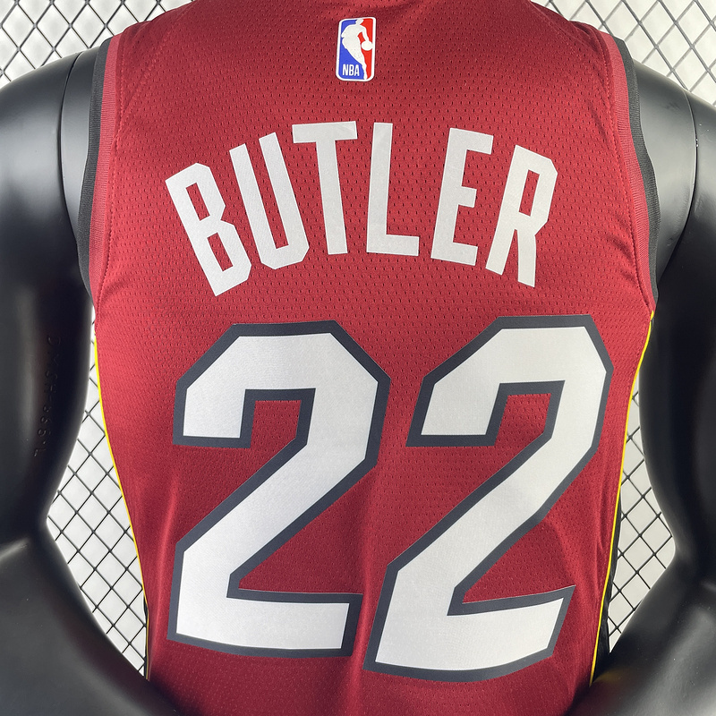 2023 NBA Miami Heat 22 BUTLER Basketball Jersey