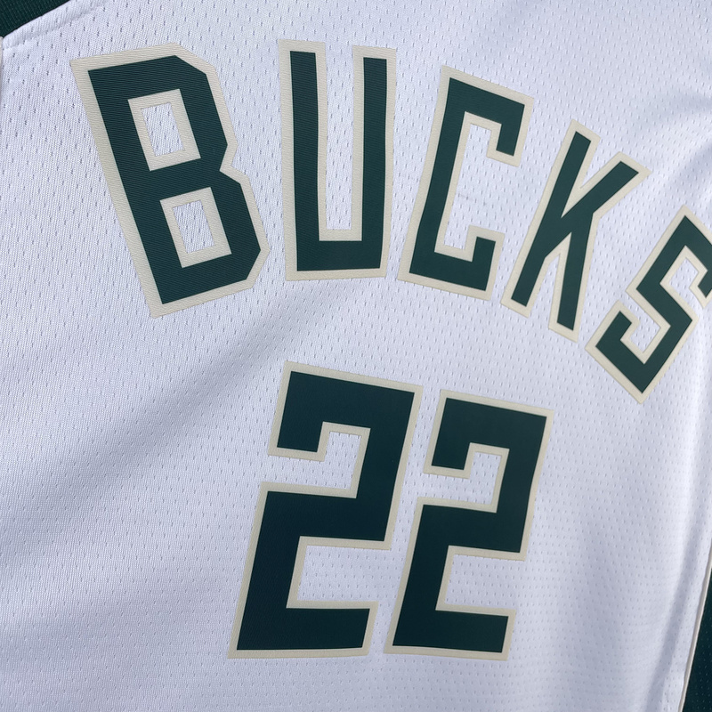 2023 NBA Milwaukee Bucks (22 MIDDLETON) Basketball Jersey
