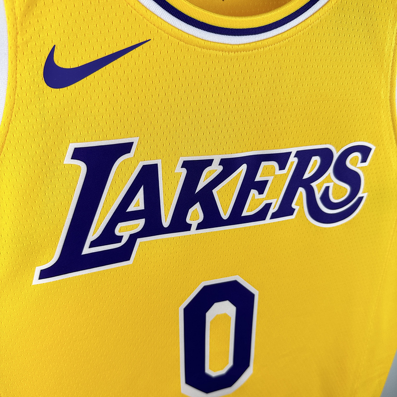 2023 NBA Lakers 0 WESTBROOK Basketball Jersey