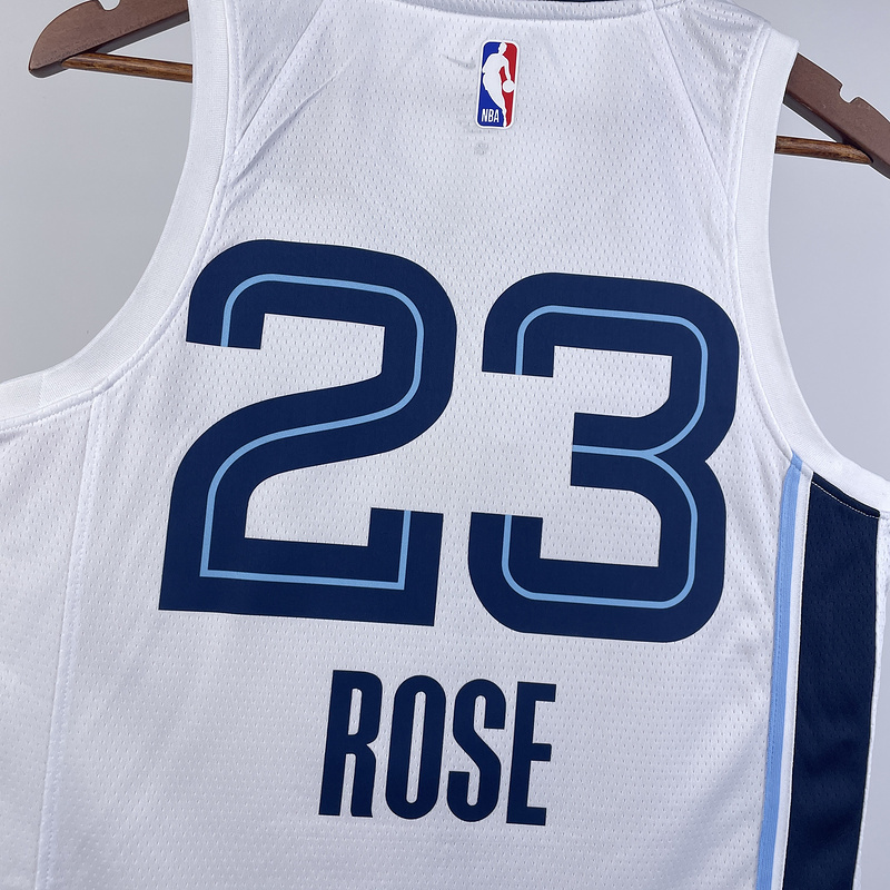2023 NBA Memphis Grizzlies 23 ROSE Basketball Jersey