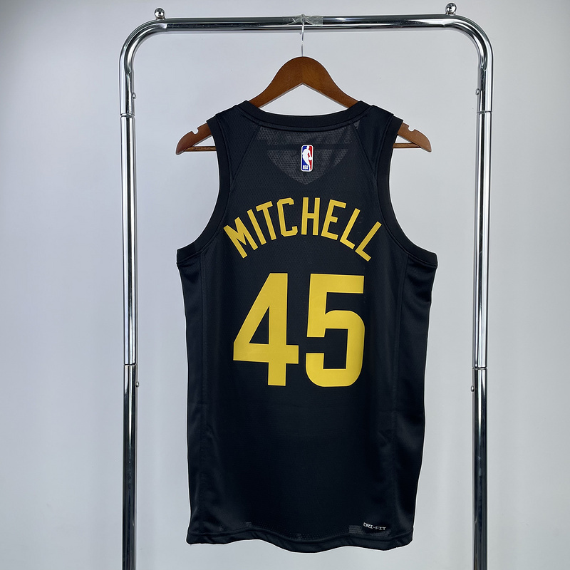 2023 NBA Utah Jazz 45 MITCHELL Basketball Jersey