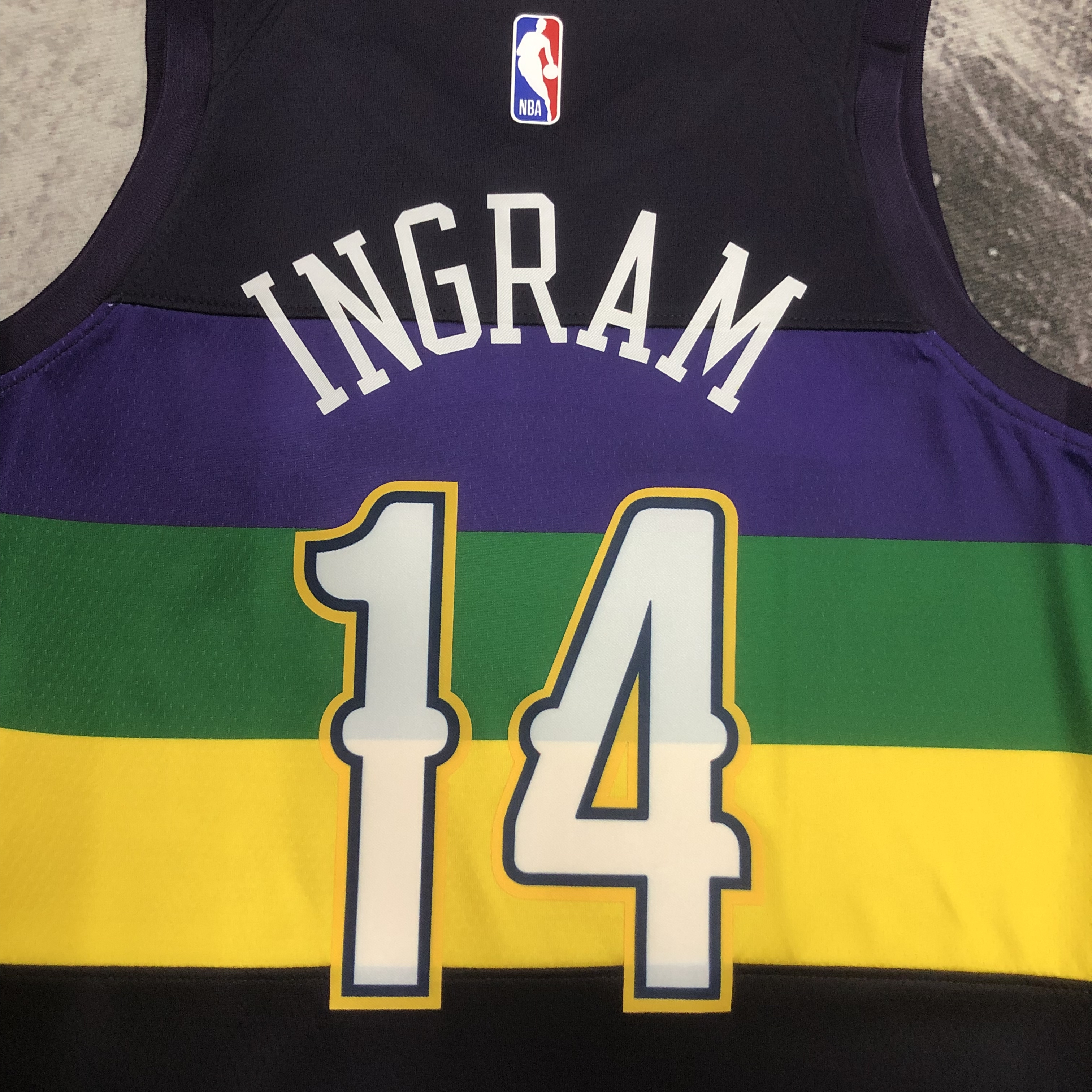 2023 NBA New Orleans Pelicans 14 INGRAM Basketball Jersey