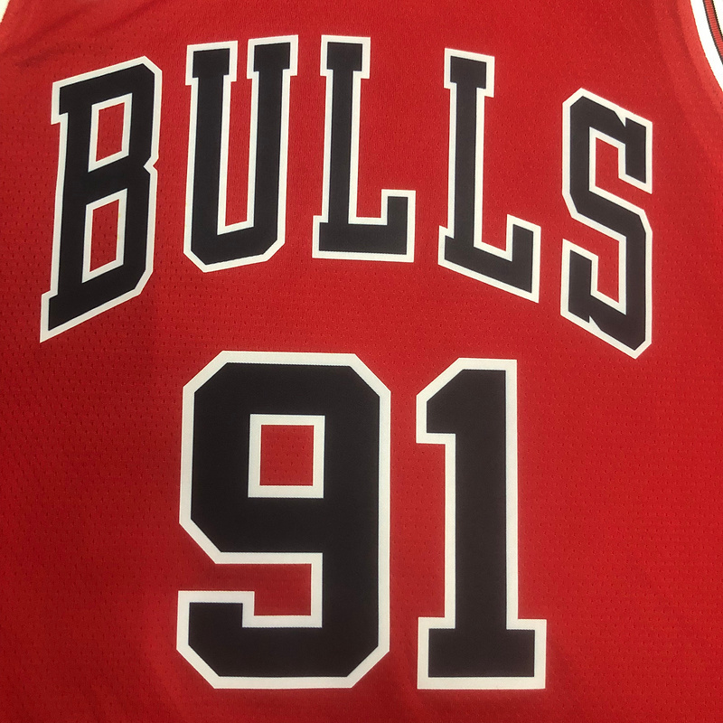2023 NBA Chicago Bulls (91 RODMAN) Basketball Jersey