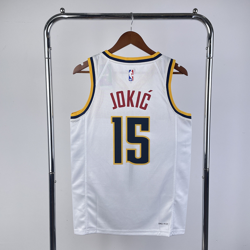 2023 NBA Denver Nuggets 15 JOKIC Basketball Jersey