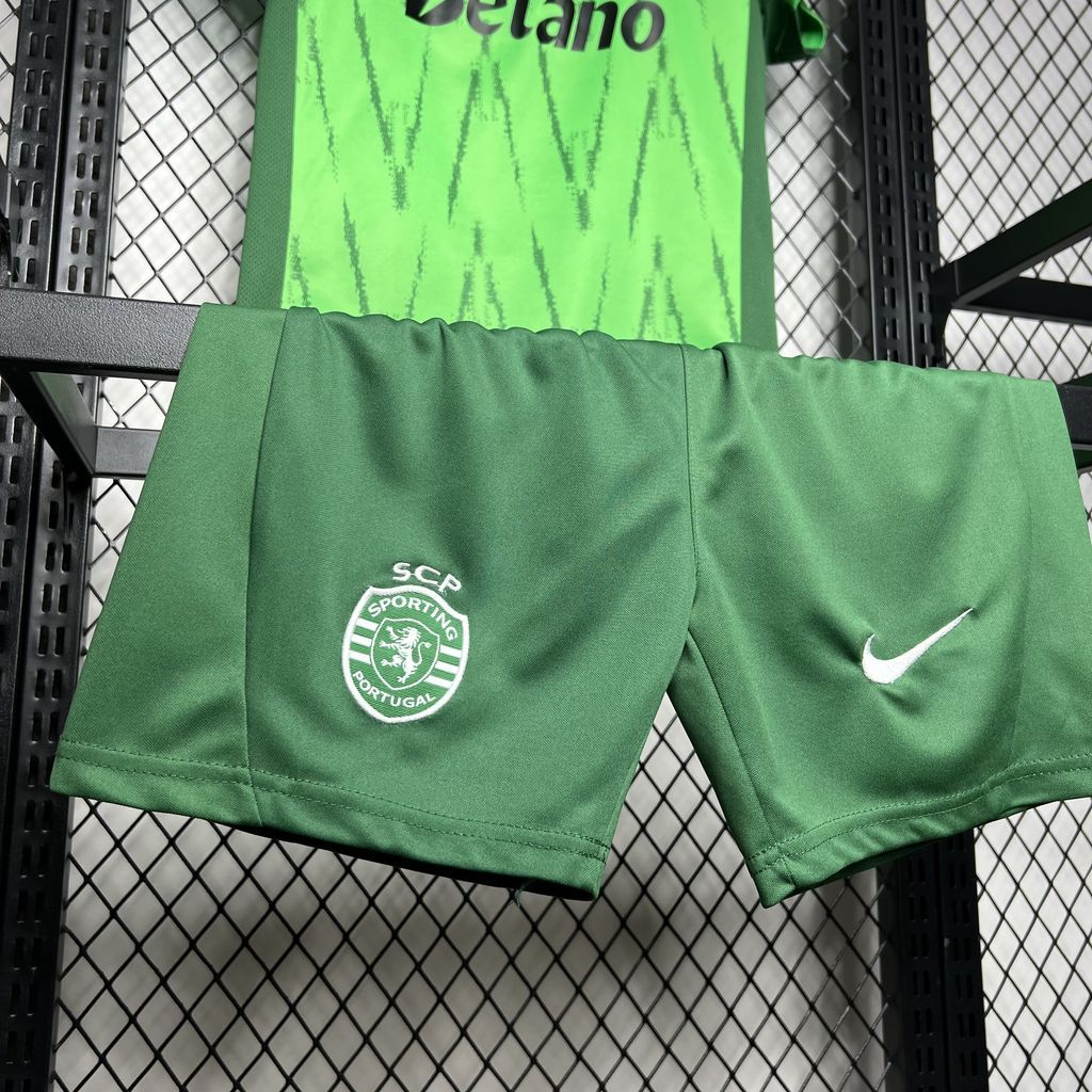 2024-25 Sporting CP Thirds Away Kids Kit Football jersey