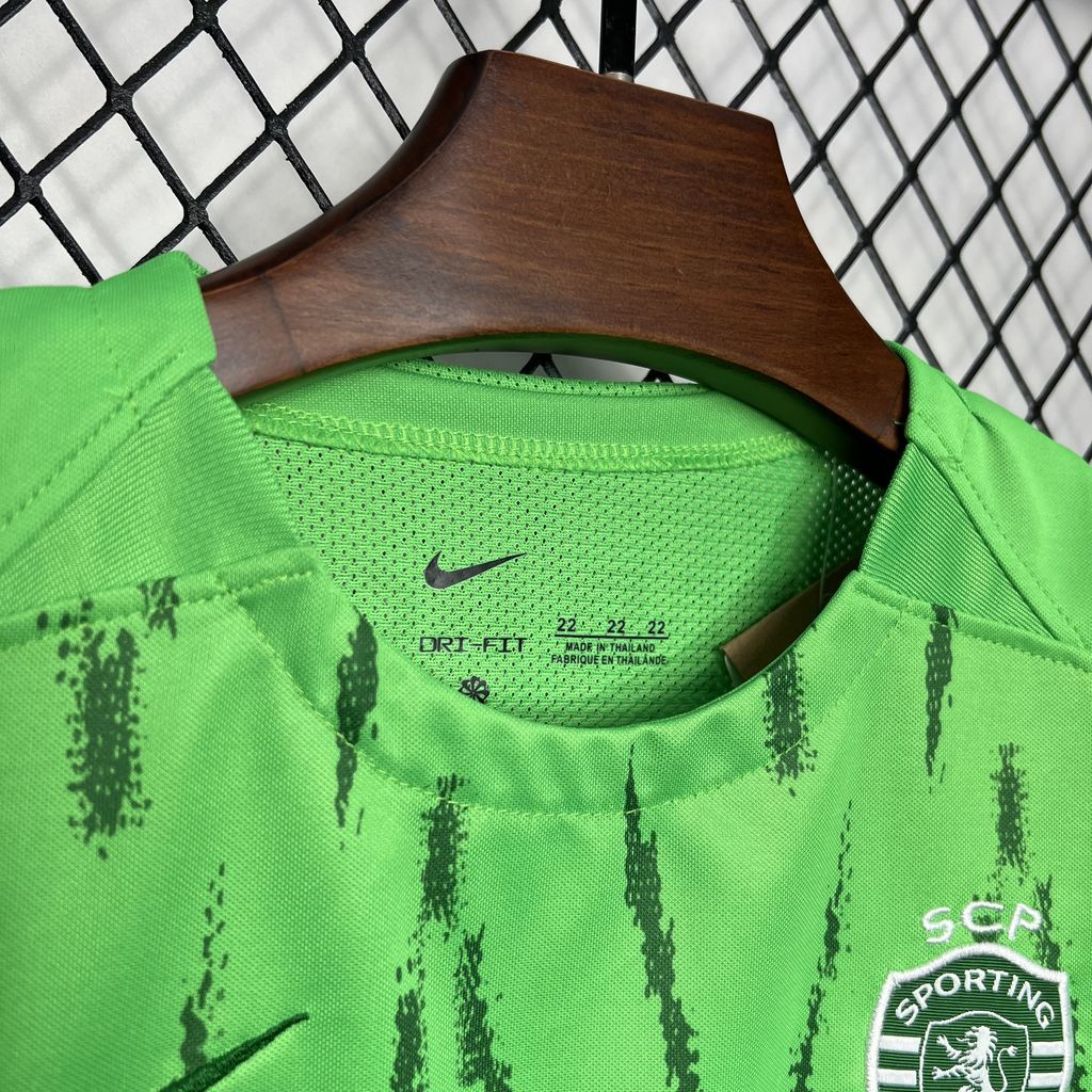 2024-25 Sporting CP Thirds Away Kids Kit Football jersey