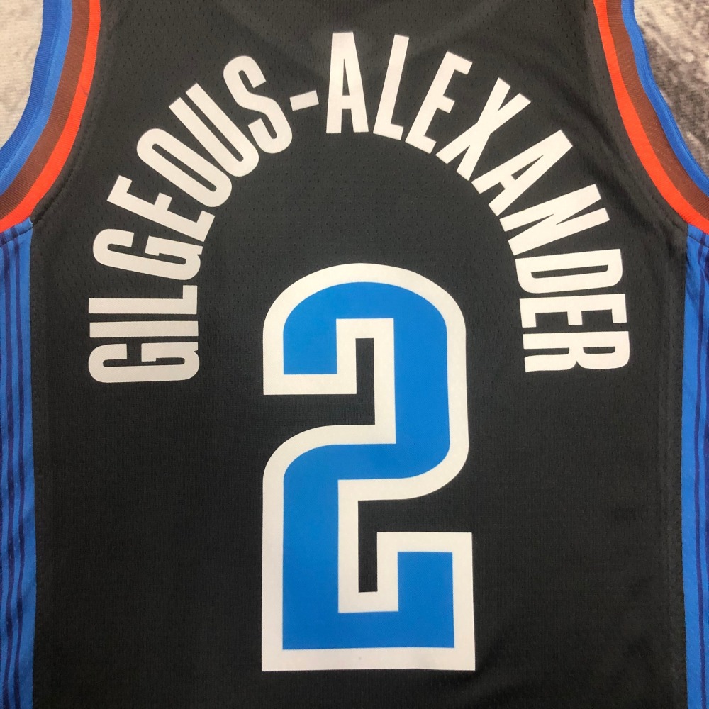 2023 NBA Oklahoma City Thunder 2 Alexander Basketball Jersey