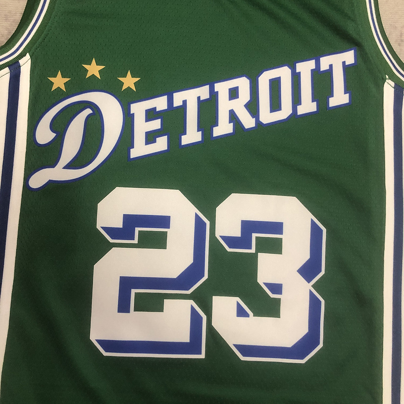 2023 NBA Detroit Pistons 23 IVEY Basketball Jersey