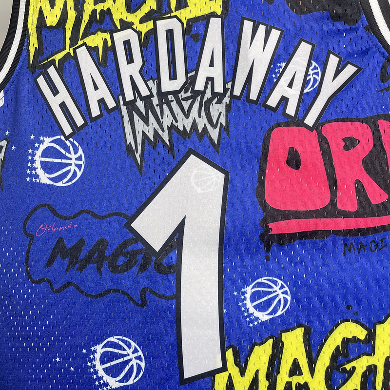 1994-95 NBA Orlando Magic 1 HARDAWAY Basketball Jersey
