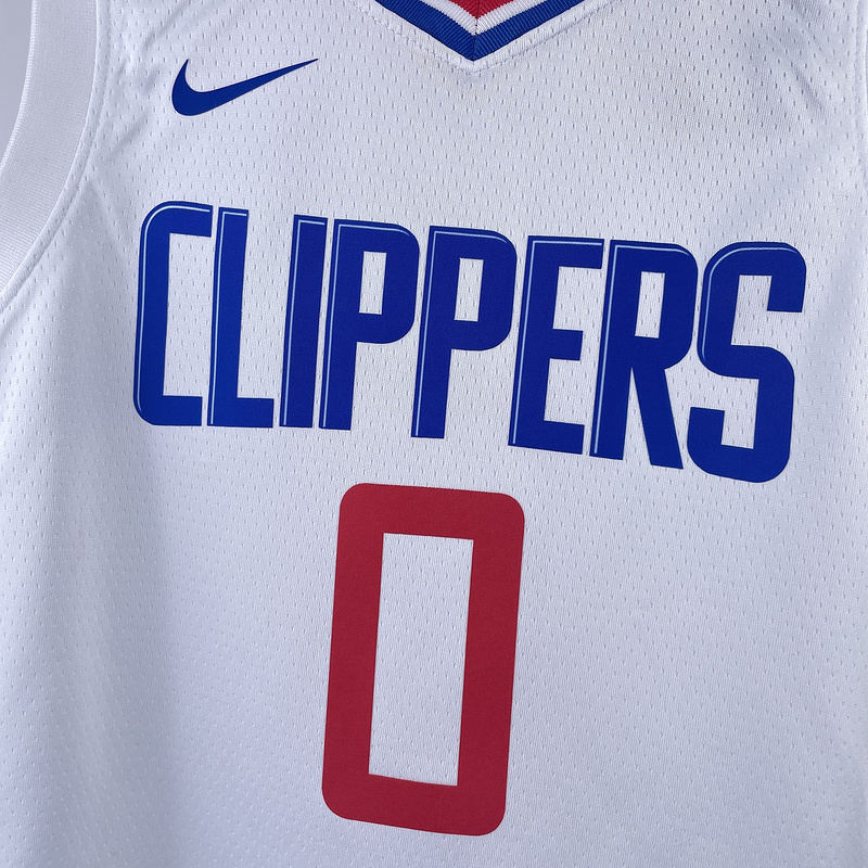 2023 NBA LA Clippers kids 0 WESTBROOK Basketball Jersey